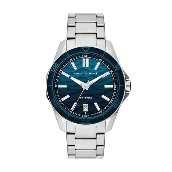 Reloj Armani Exchange A|X1950 con pulsera de acero plateado