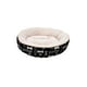 thumbnail image 1 of Dreamwell - Cama Redonda Woof Negra, 1 of 2