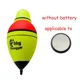 thumbnail image 4 of 2 Pzas 80g EVA Luminoso Flotador Nocturno de Pesca Luz Palo Espuma Plástico Bobber Mar Roca Pesca Flotadores Llamativos, 4 of 7