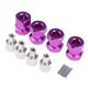 thumbnail image 2 of 12mm Hex Hub 15-25mm Combinador de Adaptador de Extensión para RC Crawler Purple -15mm, 2 of 5