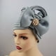 thumbnail image 1 of Elegant Faux Pearl Turban Cap with Adjustable Bow - Trendy Multi-Layered Hijab for Women's Hair Accessories, 1 of 5