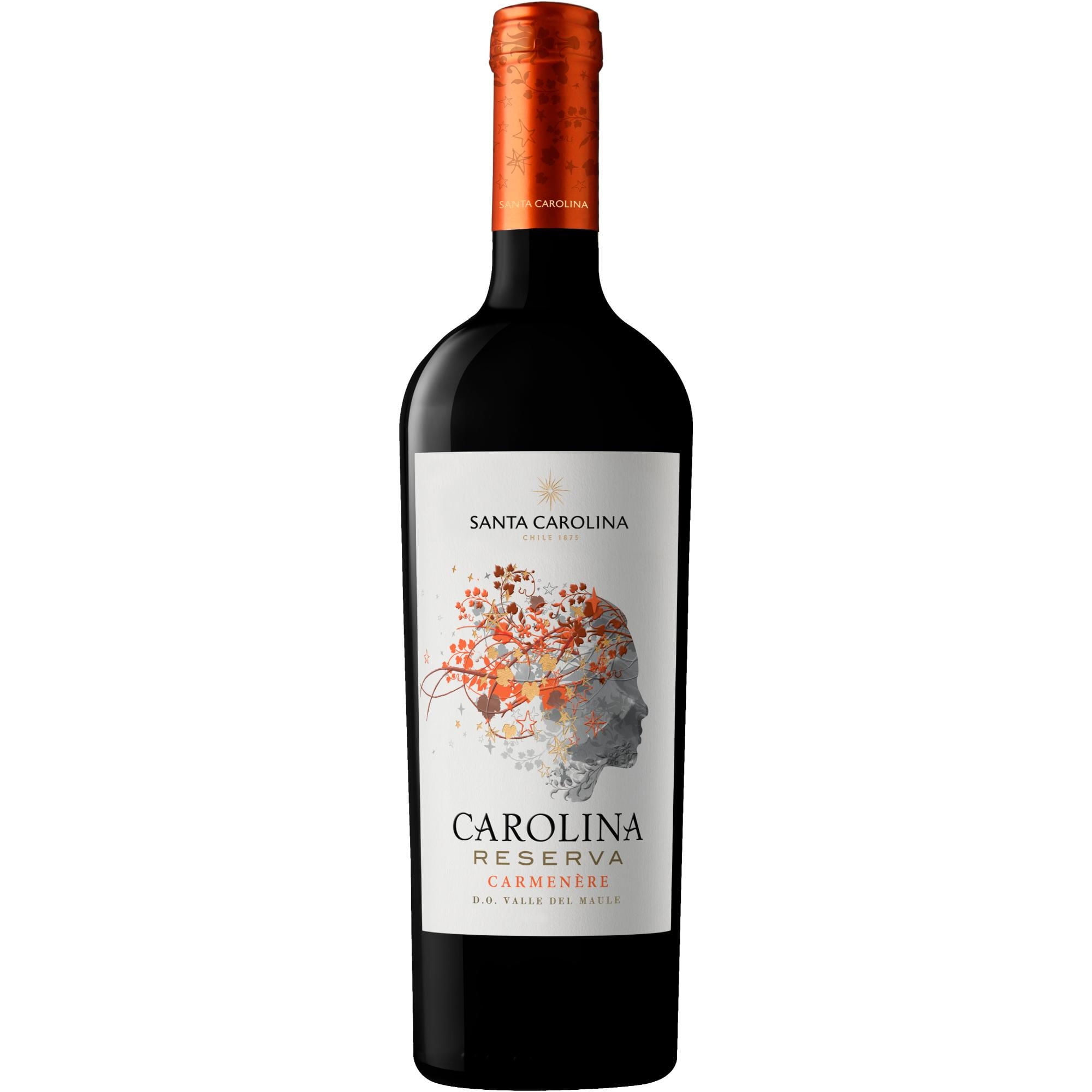 Vino Tinto Reserva Carmenere 13.5° Botella 750 ml Santa Carolina