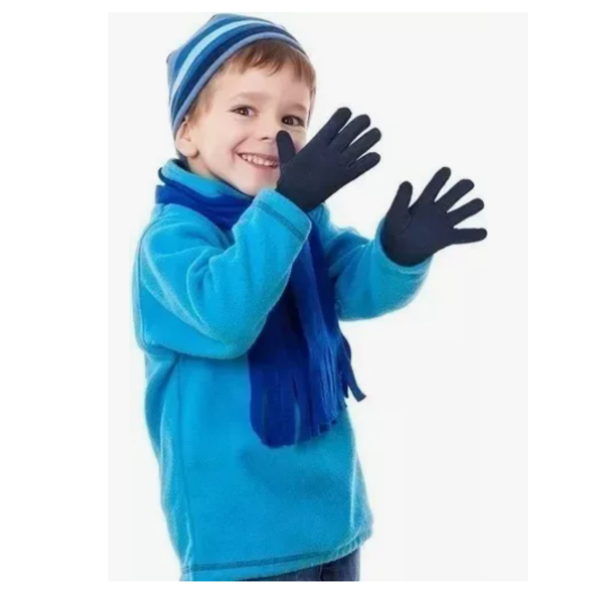 Ekolmac - Guante De Lana Para Niños Unisex Talla L ( 10 A 13 Años)