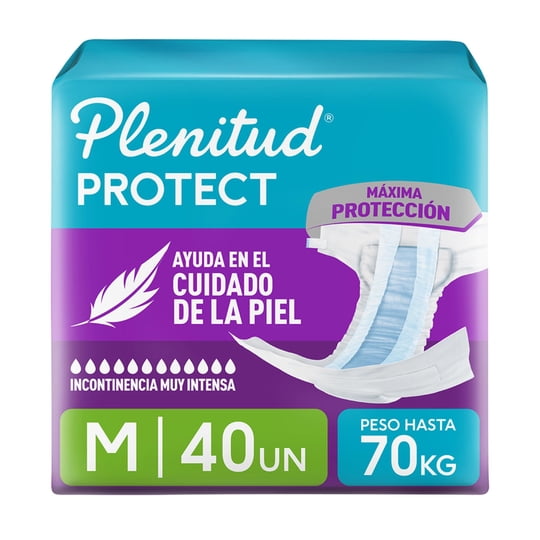 Pañales Adulto Protect M 40 Un Plenitud