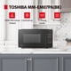 thumbnail image 2 of Horno microondas TOSHIBA MM-EM07PA (BK) 0.7 pies cúbicos 700 W negro, 2 of 9