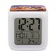 thumbnail image 1 of Gracie y Pedro theme 7 colors Alarm Clock Digital LED Alarm Clock Gifts for kids friends family, 1 of 6