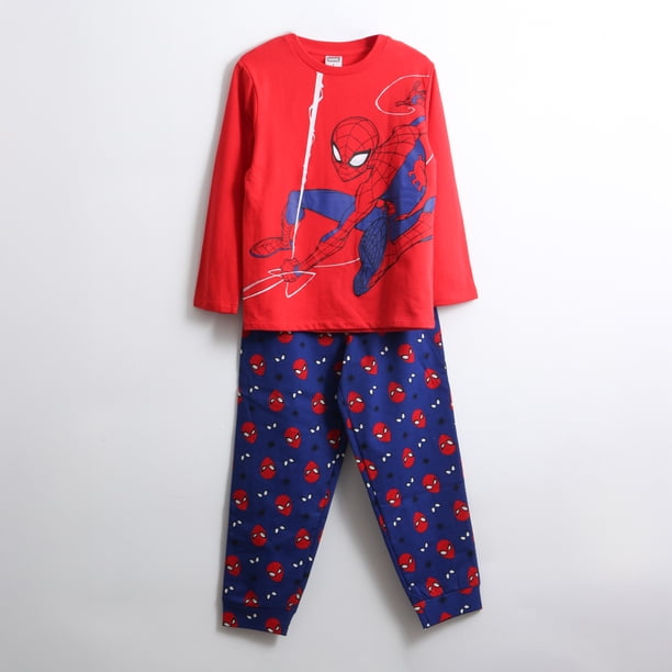 Pijama Manga Larga Spiderman Webb Swing Rojo Marvel