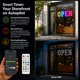 thumbnail image 4 of Letrero LED de Abierto lemonrole 122x41 cm con Temporizador y App Inteligente RGB, 4 of 8