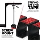 thumbnail image 4 of Soporte para dispositivos BRAINWAVZ 7,6 cm negro (adhesivo/tornillo), 4 of 9