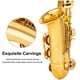thumbnail image 3 of Saxofón alto Yasisid de latón de alta calidad con laca dorada en mi bemol, 3 of 9