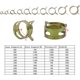 thumbnail image 3 of Kit de 100 abrazaderas de manguera de resorte de 6-22 mm, 10 tamaños (6 mm, 8 mm, 10 mm, 12 mm, 14 mm, 15 mm, 16 mm, 18 mm, 20 mm y 22 mm), 3 of 7