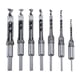 thumbnail image 4 of Broca de herramienta eléctrica de agujero cuadrado, herramientas de Hardware de cincel para carpintería, broca para agujeros HSS duradera para carpint 7 piezas B, 4 of 5