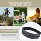 thumbnail image 5 of Riñonera deportiva elástica, riñonera con bolsillo con doble cremallera, riñonera impermeable para correr, 5 of 5