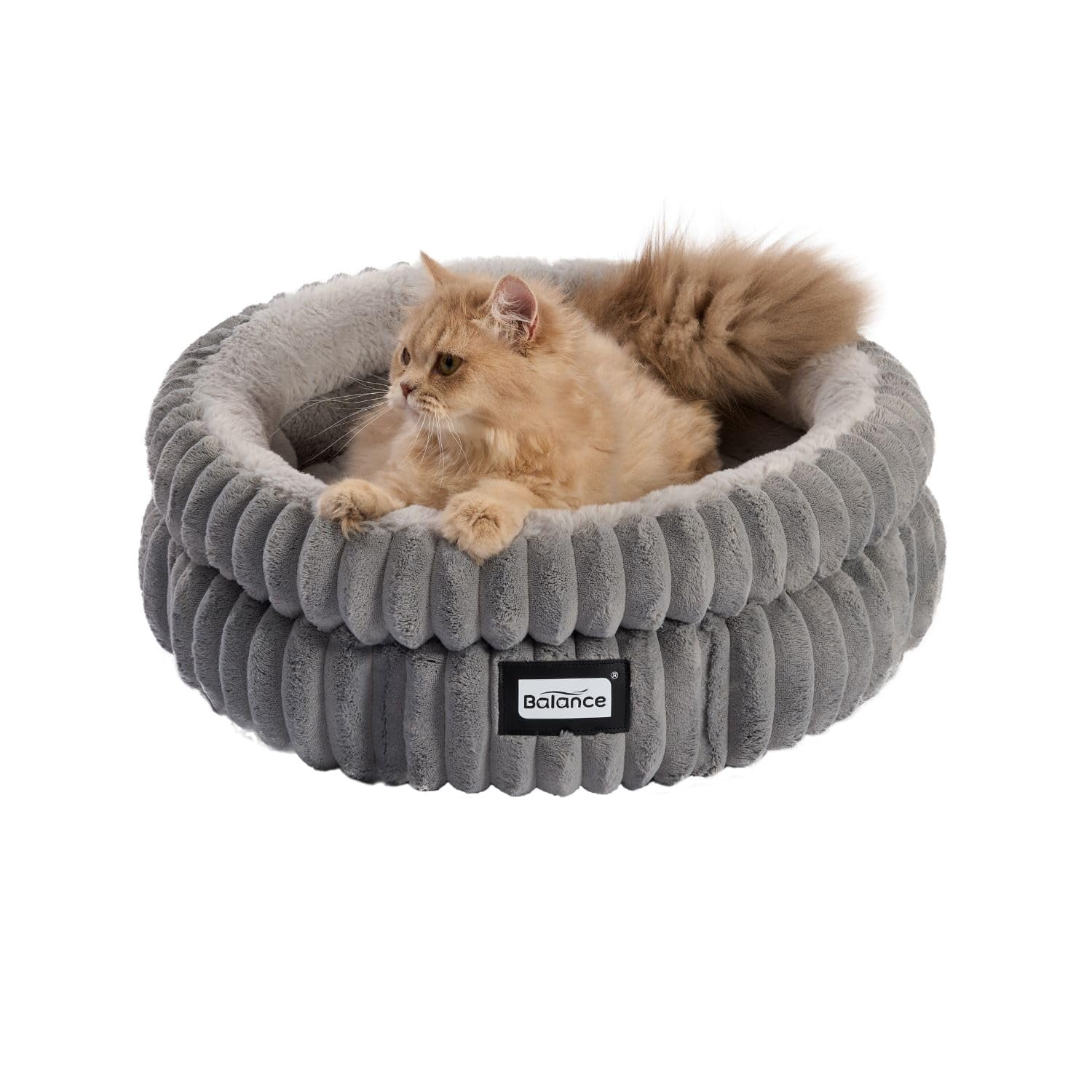 Cama Para Gatos Balance Kitten, Lavable, Redonda, Supersuave