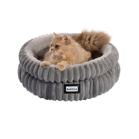 Cama Para Gatos Balance Kitten, Lavable, Redonda, Supersuave