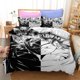 thumbnail image 1 of Anime Dragon Ball Z Bed Set for Kids Boys Double Duvet Cover Comforter Sets Son Goku Vegeta Shenron Sheet Bedspreads Bed Sheets, 1 of 5