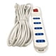 thumbnail image 2 of Alargador Eléctrico 5 Boca Blanca Con Switch 5 Metros, 2 of 6