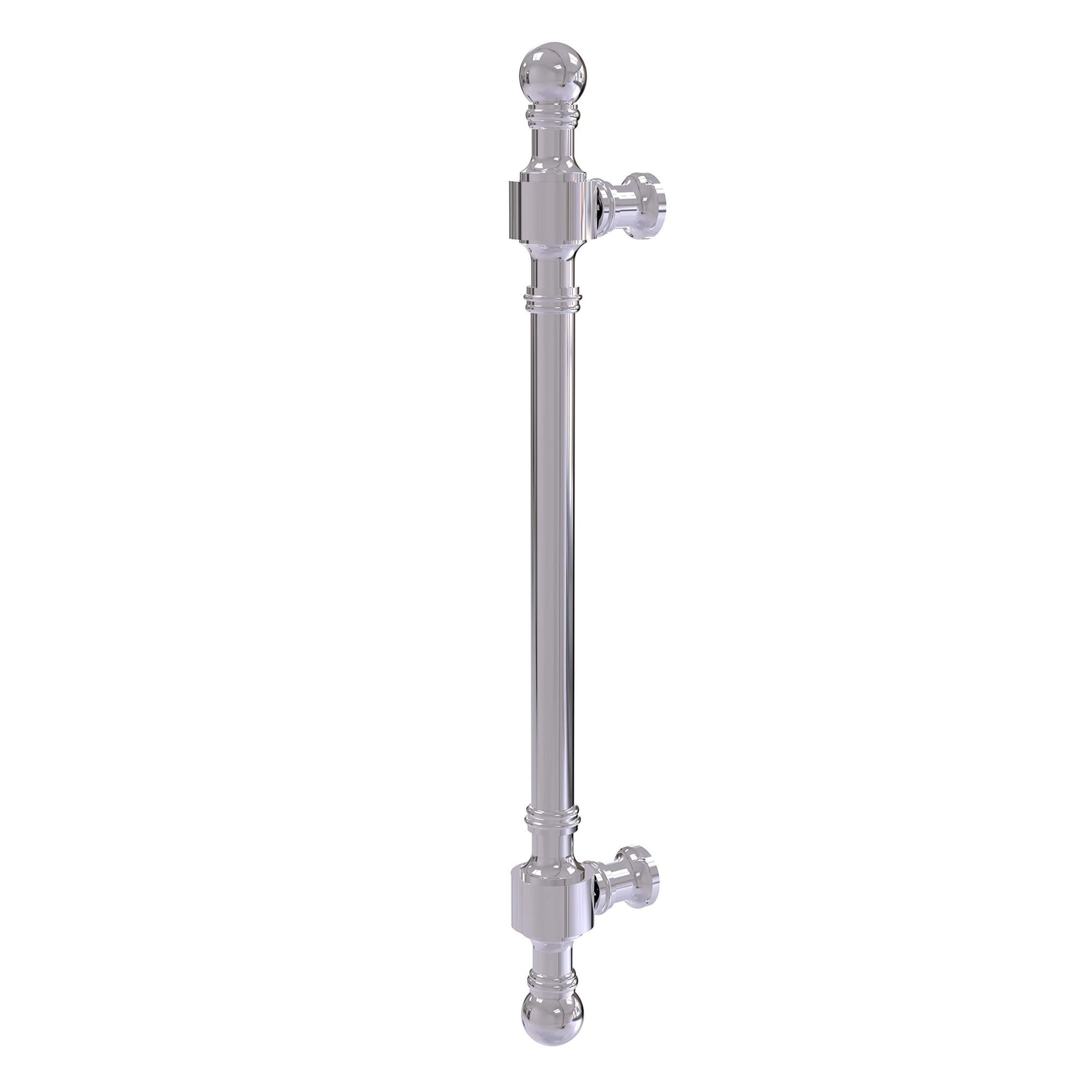Tirador De Puerta Allied Brass Retro Wave Collection, 20 Cm, Cromo Pulido