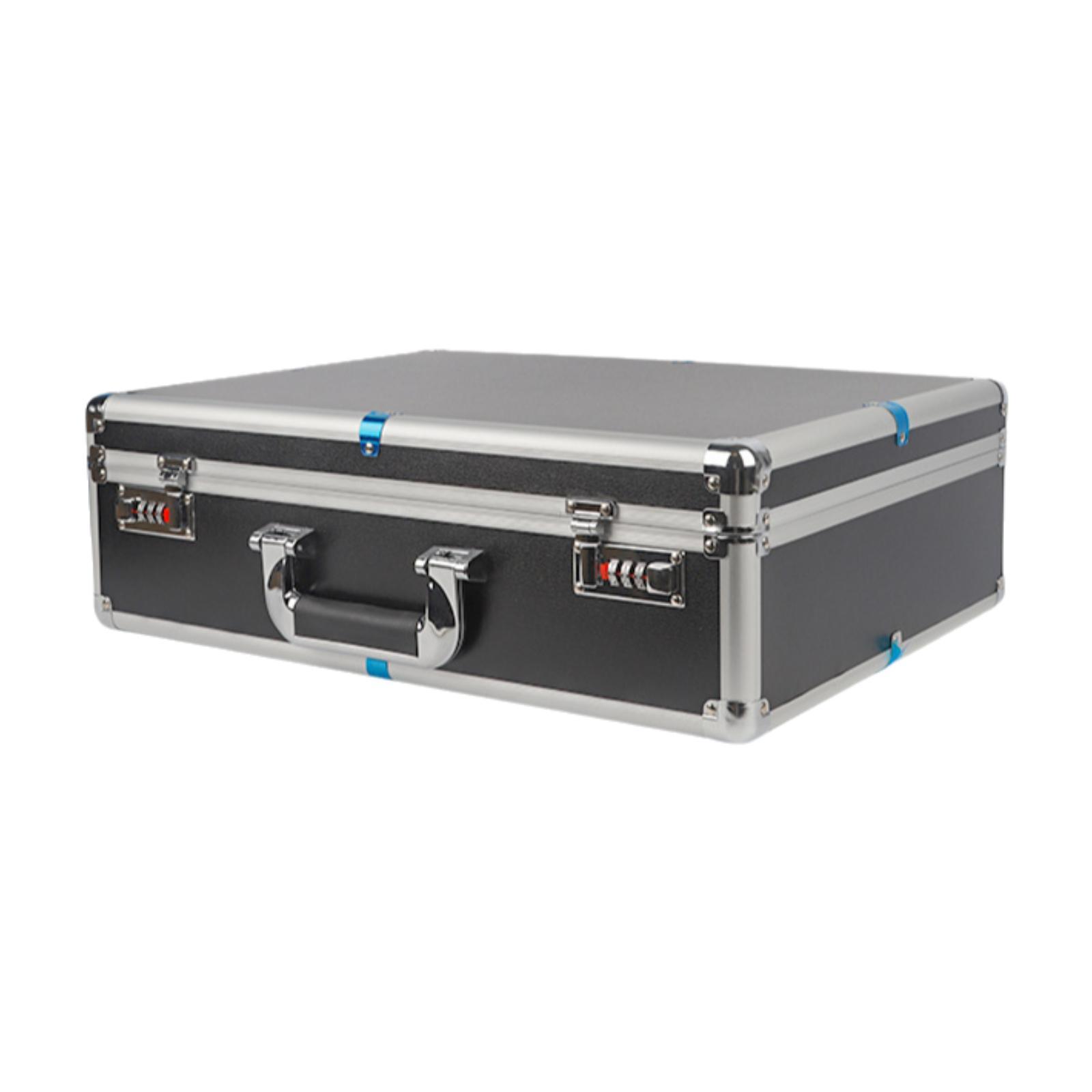 Magideal - Estuche Rígido De Transporte, Caja De Herramientas Portátil, Maleta De Protección Con Esponja Precortada Para Herramienta De Reparación, Herramienta Ó Negro 47X355X15Cm