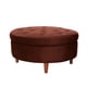 thumbnail image 1 of Pouf Paris Tela Velvet Chocolate, 1 of 1