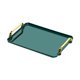 thumbnail image 5 of Bandeja Para Servir Rectangular, Moderno, Almacenamiento De Cosméticos Para Escritorio, Mesa De Centro, Hotel, M, Verde, 5 of 5