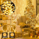 thumbnail image 2 of Luces navideñas de 30 m y 300 LED, 8 modos de color: frío, cálido y frío., 2 of 5