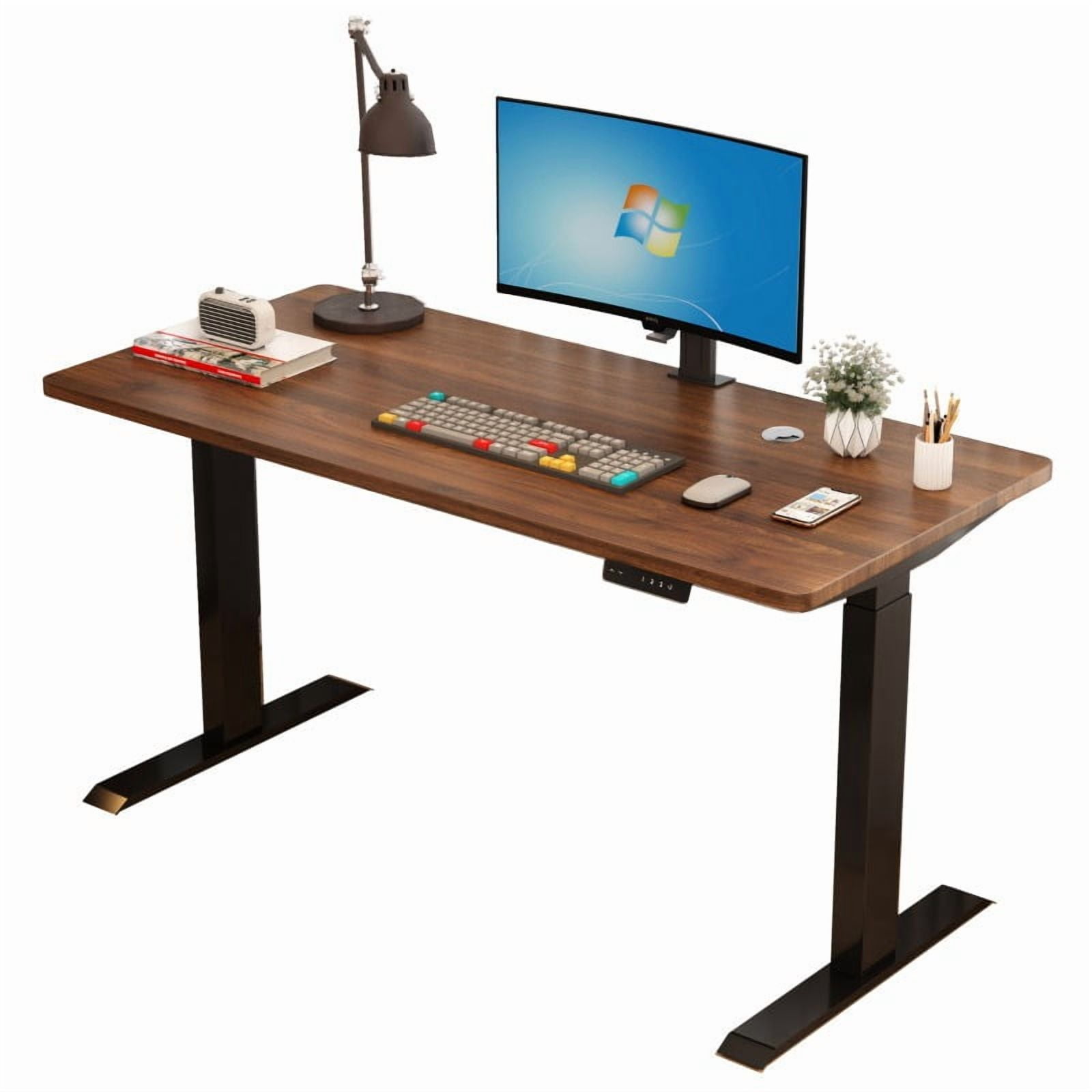 Click Ventas - Escritorio De Altura Ajustable Eléctrico De 120cm Cafe