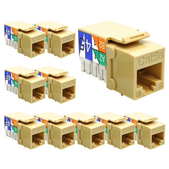 Conector Keystone Beszin Cat.5E RJ45 Tipo 110 (10P)