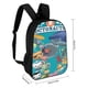 thumbnail image 2 of Octonautas-theme Backpack, Campus style schoolbag Bookbag with Adjustable Shoulder Straps And Large Zip Compartment, Unisex Travel Bags., 2 of 6