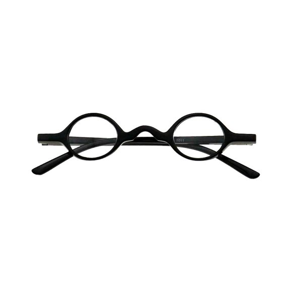 Gafas de Lectura Loovit Redondas Pequeñas Negras +1.75