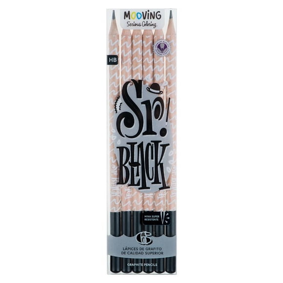 Set de 6 Lapices Grafito Premium, 1 Un