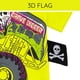 thumbnail image 5 of Camiseta Grave Digger Para Niños Pequeños Amarilla 7 8, 5 of 6