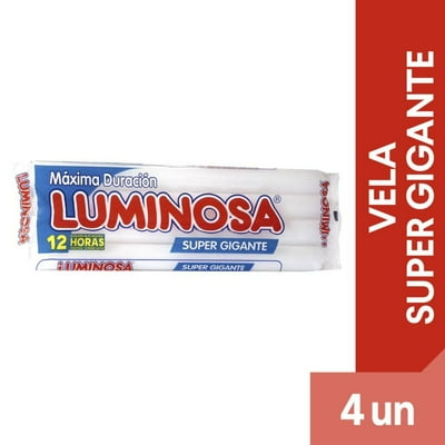 Vela Super Gigante 4 Unidades 1 Un Luminosa