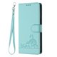 thumbnail image 2 of Funda tipo cartera FOXDOCK para iPhone 12 Pro con soporte, ranuras, RFID, diseño de gato, 2 of 5