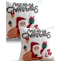 Genérico - Pack De 2 Fundas De Cojin Para Navidad K9