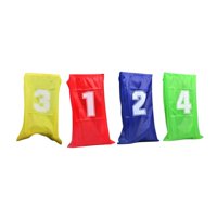 Magideal - Bolsa De Carreras De Papas Relé De Piernas Legged Relay Childrens Games Games Balance Entrenamiento Bolsa De Salto Al Aire Libre Para El Patio Trasero 4 Piezas