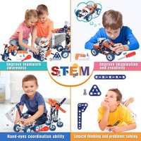 Juguetes De Construcción Para Niños, Erector Set Para Niños De 6 A 8 Años, 152Pcs Diy 12 E Kizbruo Kizbruo