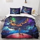 thumbnail image 2 of Funda nórdica Entemah con diseño de perro pastor alemán, juego de ropa de cama de 3 piezas para niños, funda de edredón de microfibra con estampado tridimensional 3D., 2 of 3