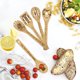 thumbnail image 5 of Set de 5 Cucharas de Cocina de Bambú con Diseño de Búho, 5 of 8