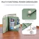 thumbnail image 3 of Cartera Delgada Para Mujeres Titular De Tarjeta Bifold De Bloqueo Con Bolsillo De Moneda De Cremallera Ventana De Identificación Llavero (verde), 3 of 3