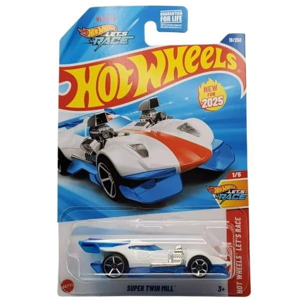 Auto de Fundición Hot Wheels Super Twin Mill Blanco 1/5 | Lider