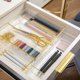 thumbnail image 2 of Organizador de Escritorio Martha Stewart 3 × 30 × 5 cm Pack de 6 Transparente/Dorado, 2 of 9