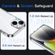 thumbnail image 5 of Funda JeTech para iPhone 14 de 6.1 pulgadas a prueba de golpes, transparente, 5 of 6