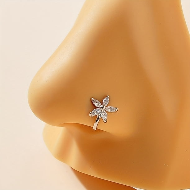 Stylish and Comfortable Copper Nose Clip - No Piercing Nose Ring for Women - U-Shape Nose Jewelry Decor