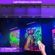 thumbnail image 3 of Tapiz Black Light Onforu Blacklight de 15 pulgadas con mando a distancia de 400 ml, 3 of 7