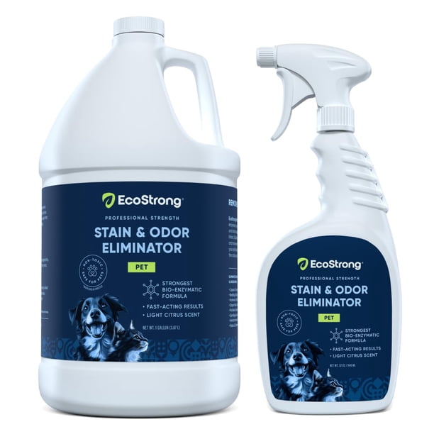 Eliminador Ecológico Fuerte De Manchas Y Olores De Mascotas 160 Oz Limpiador Enzimático
