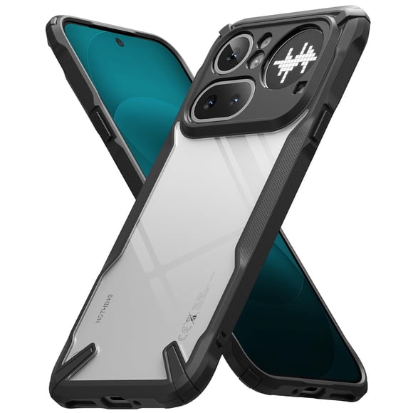 Funda Ringke Fusion‑X Negra para Nothing Phone 4a Pro