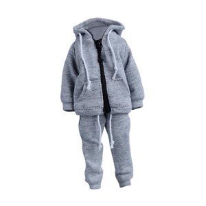 Bothyi - Figura Masculina A Escala 1/12, Ropa Deportiva Para Cuerpo De Figura De Acción Masculina De 6 Pulgadas, Muñeca Gris