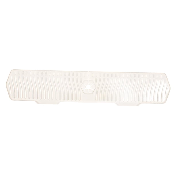 Alfombrilla De Silicona Para Grifo, Alfombrilla Antideslizante De Silicona Para Fregadero, Para Hotel, Restaurante, Baño, Color Blanco