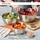 thumbnail image 2 of Cuencos para mezclar KitchenAid de acero inoxidable, juego de 3, 2 of 3